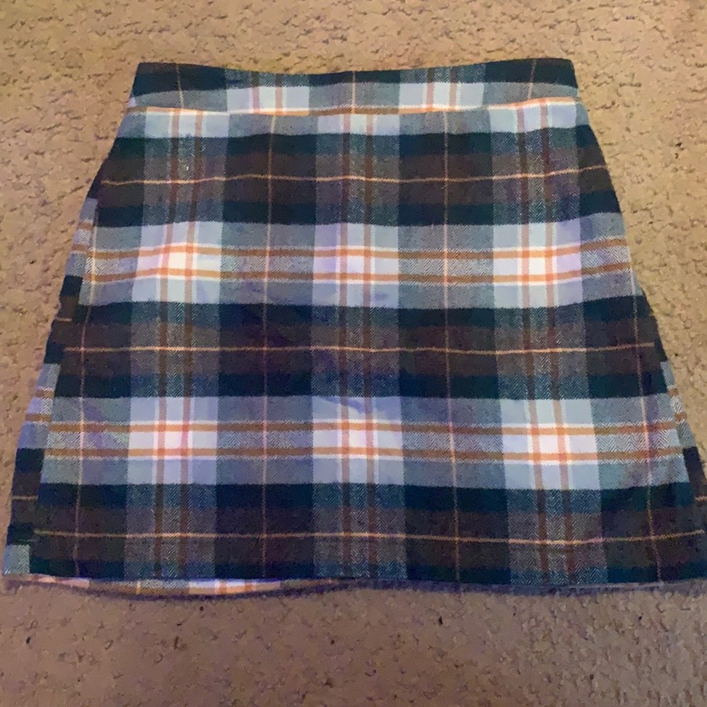 AE Plaid Mini Skirt